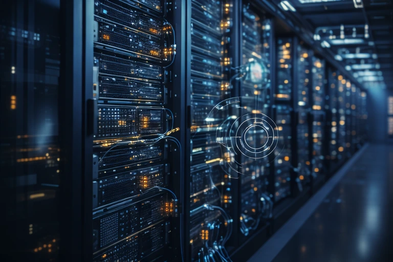 Secure data infrastructure and hosted server environment